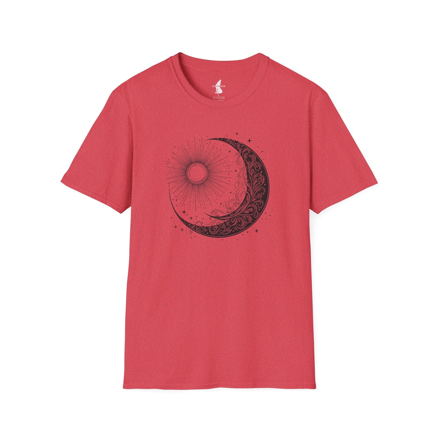 Sun & Moon Yin Yang Graphic T-Shirt