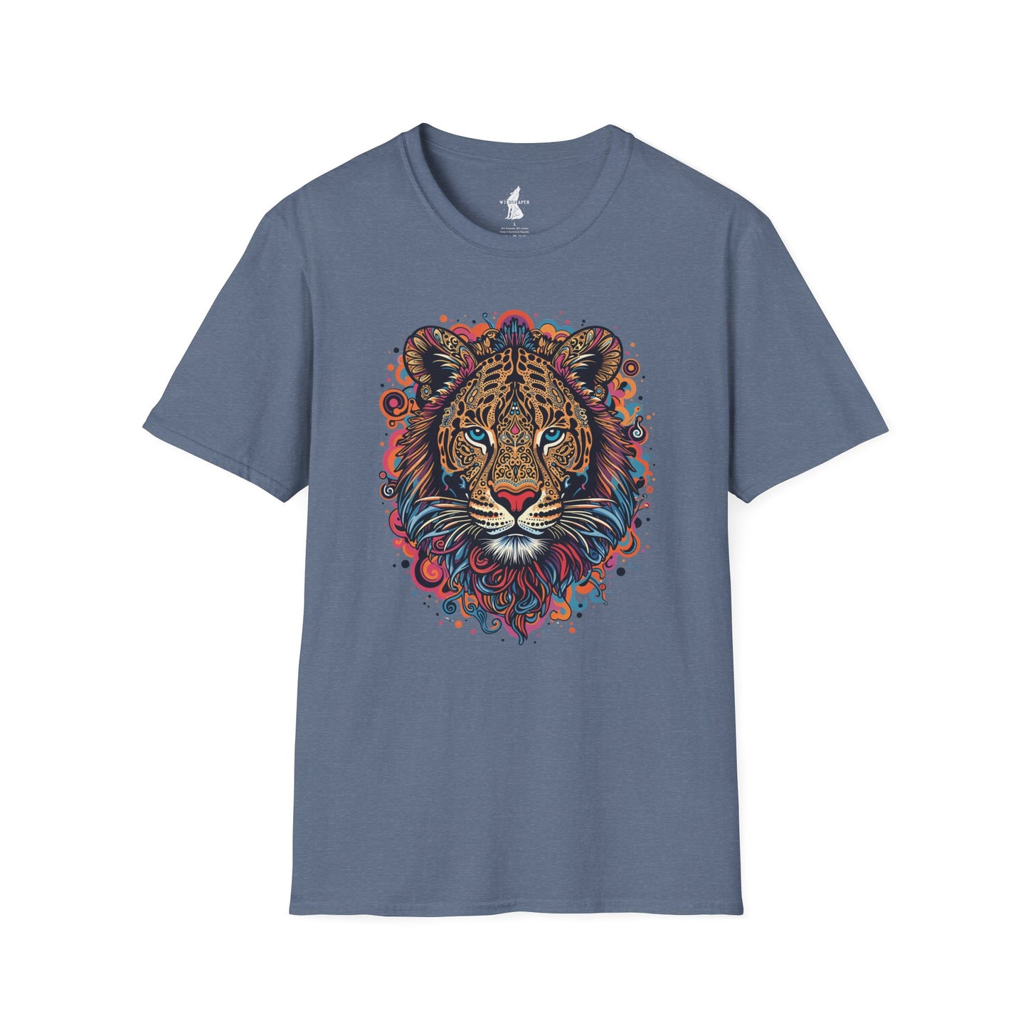 Vibrant Lion Eye-Catching Graphic T-Shirt
