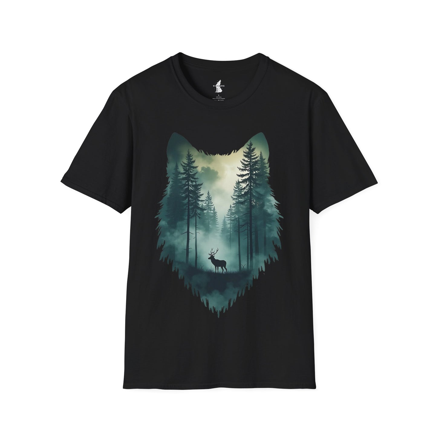 Wolf face Forest T-Shirt