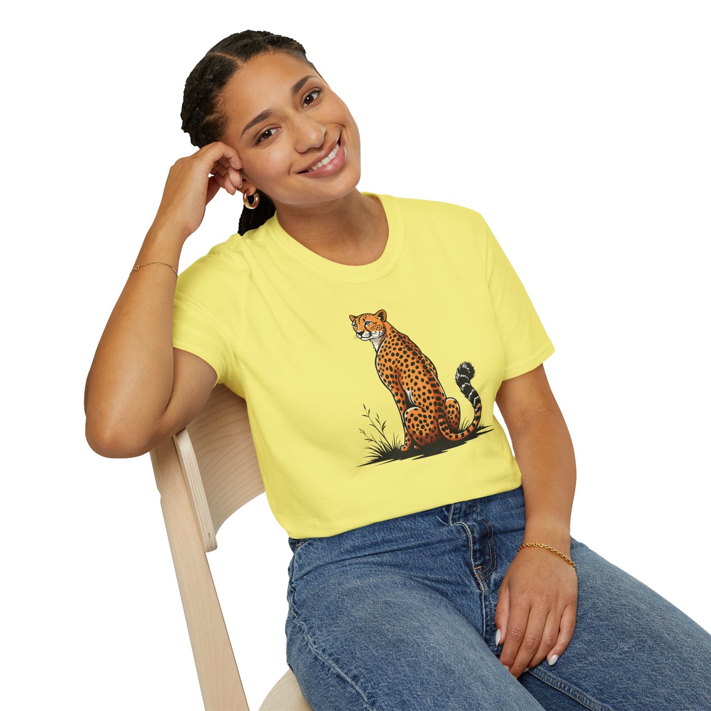 Wild Cheetah Graphic T-Shirt