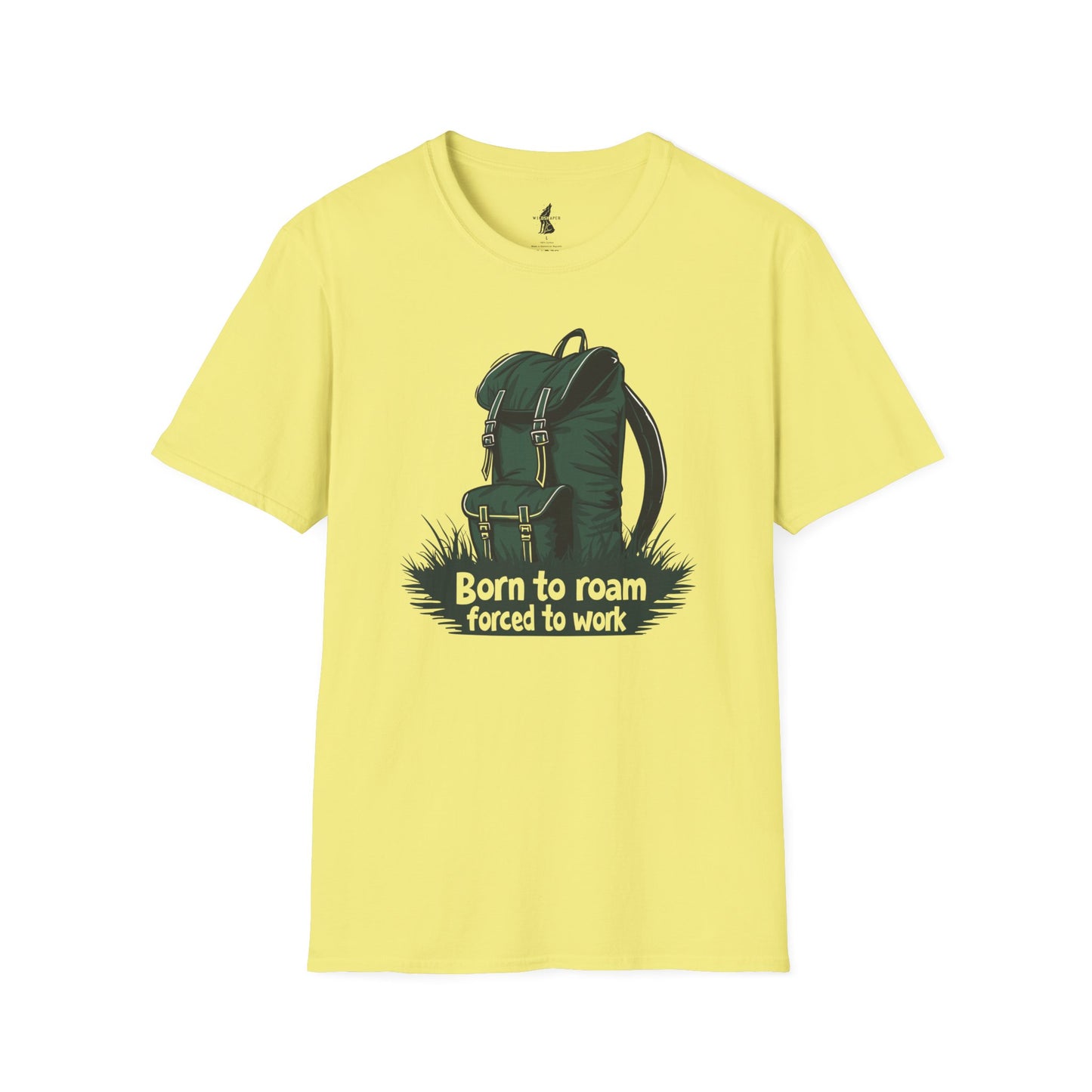 Born To Roam Forced To Work Traveler T-Shirt