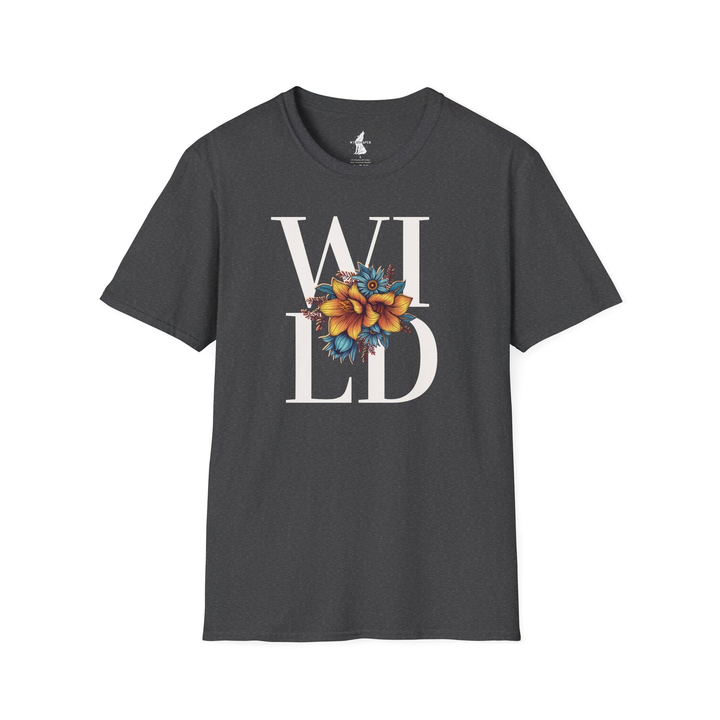 Wild Text Graphic T-Shirt