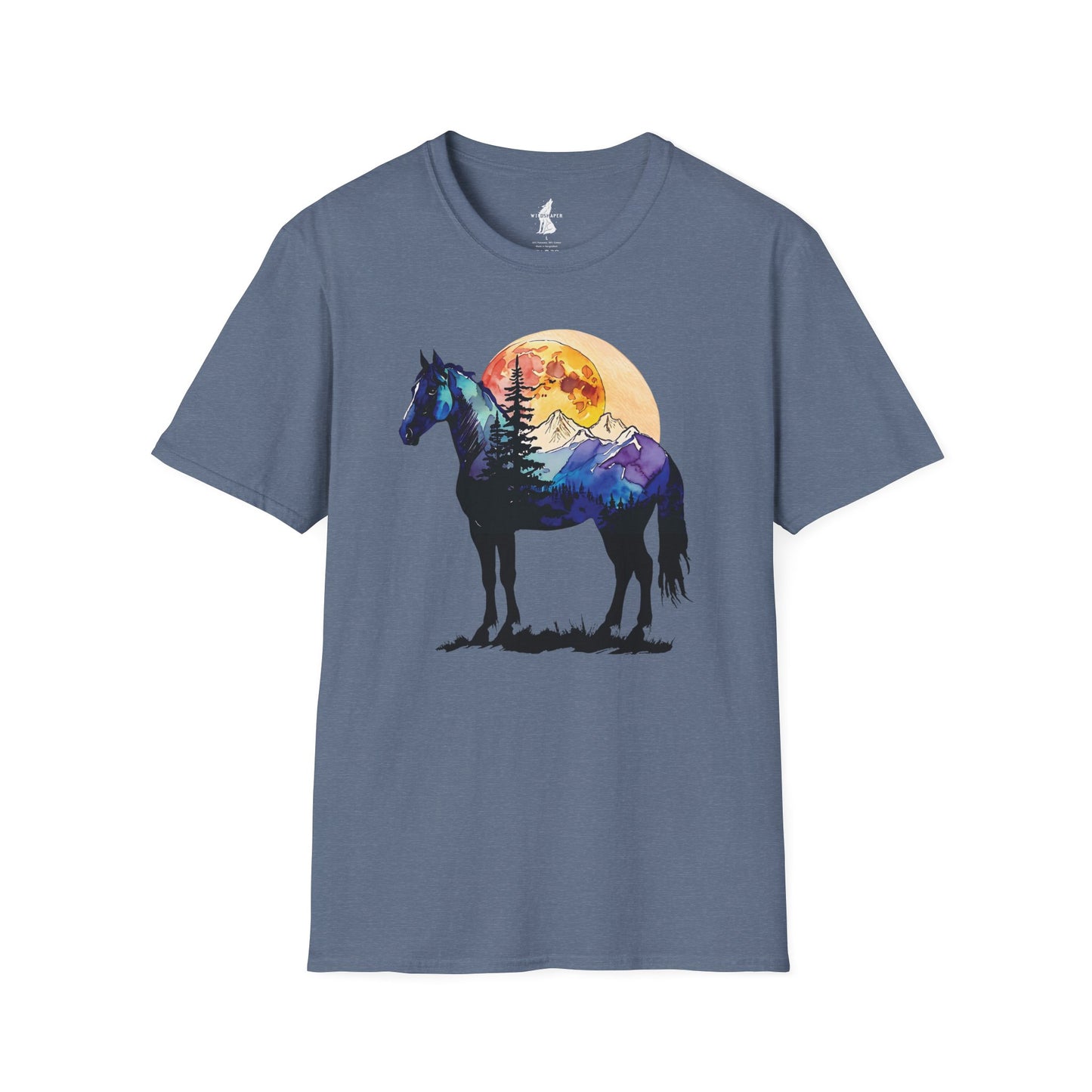 Mountain Sunset Horse T-Shirt