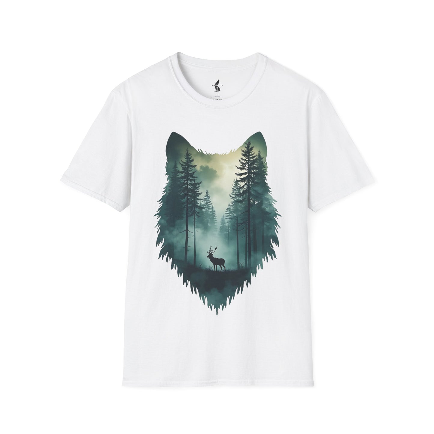 Wolf face Forest T-Shirt
