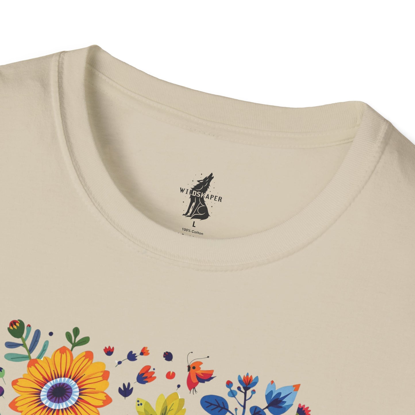 Vibrant Flower Art T-Shirt