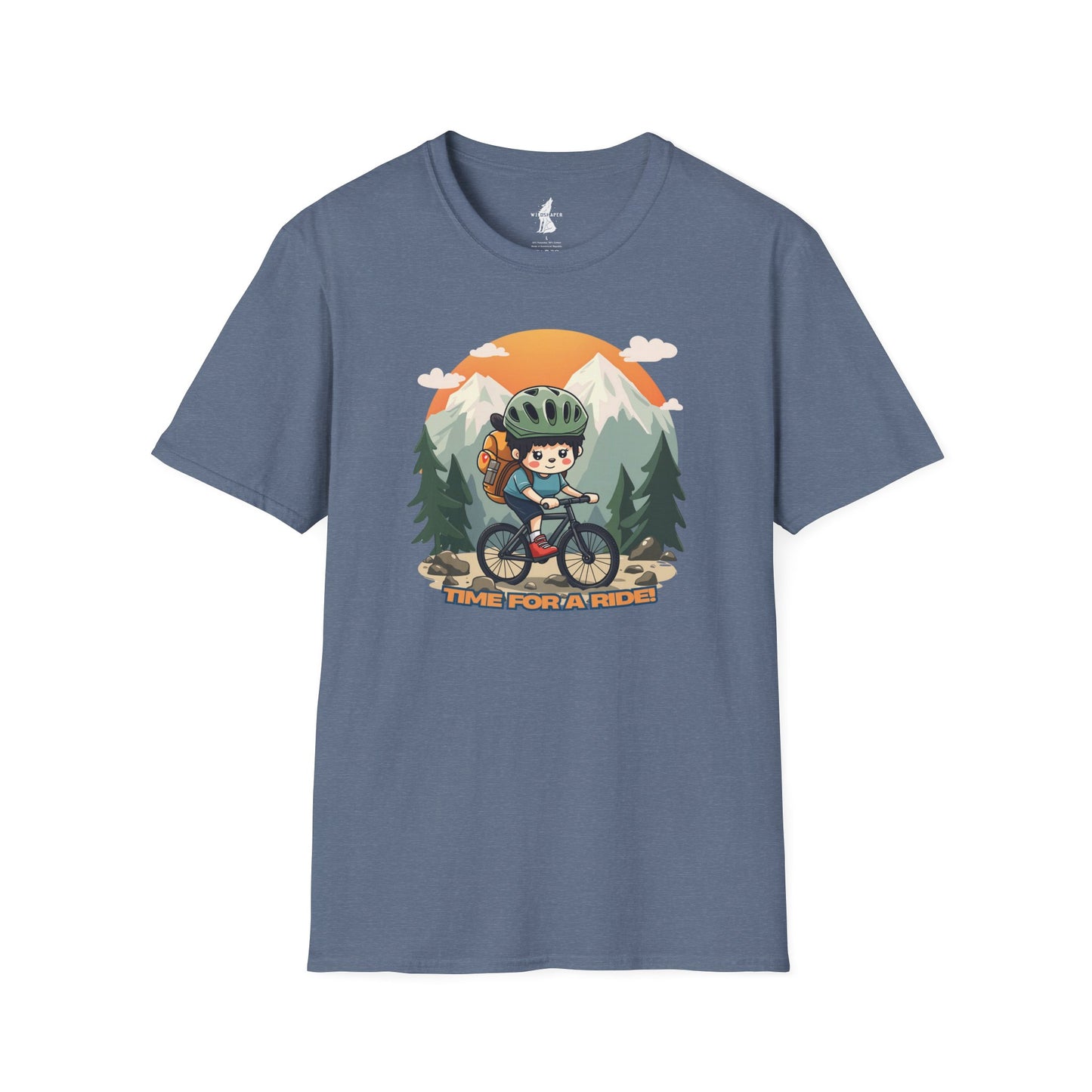 Time For a Ride Mountain Biking Graphic T-Shirt