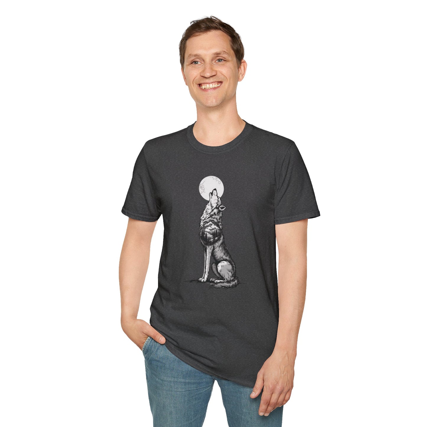 Howling Wolf of Forest T-Shirt