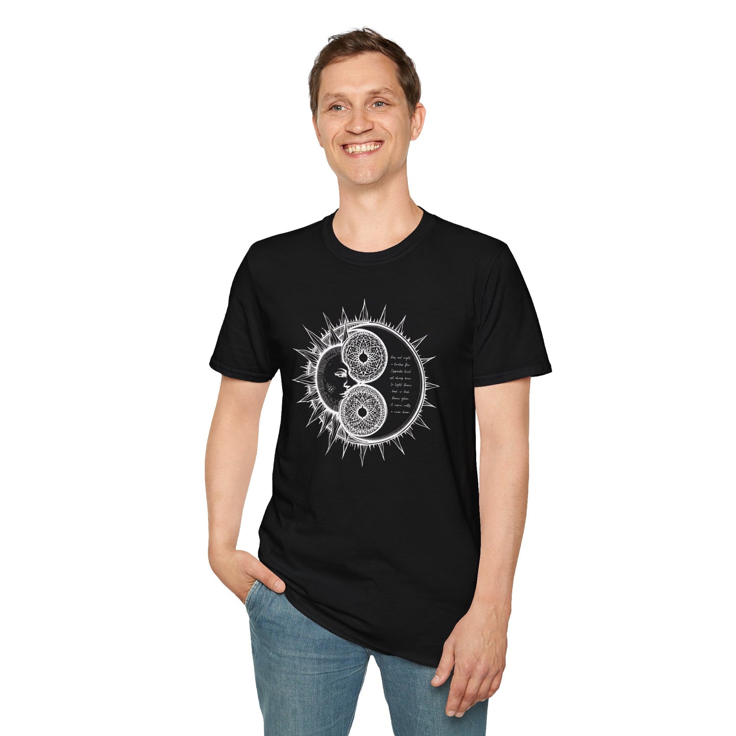 Sun and Moon Aesthetic T-Shirt