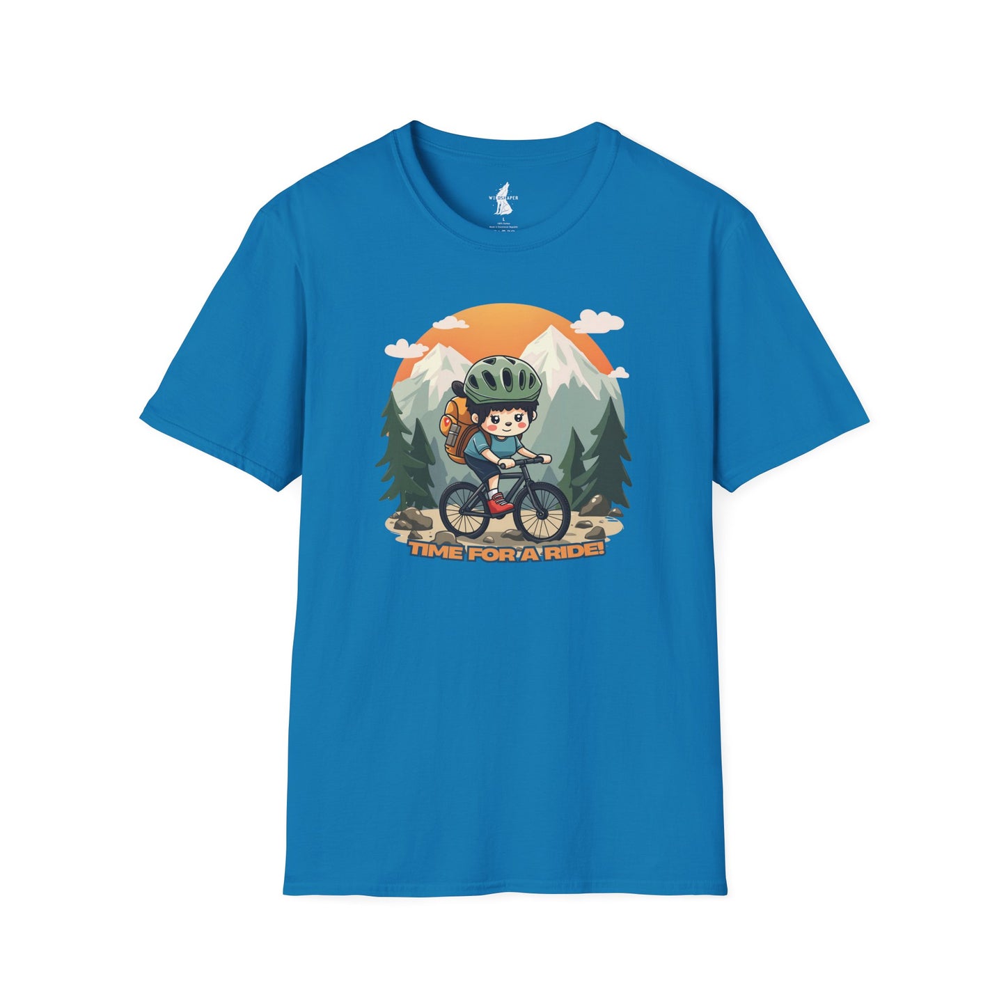 Time For a Ride Mountain Biking Graphic T-Shirt