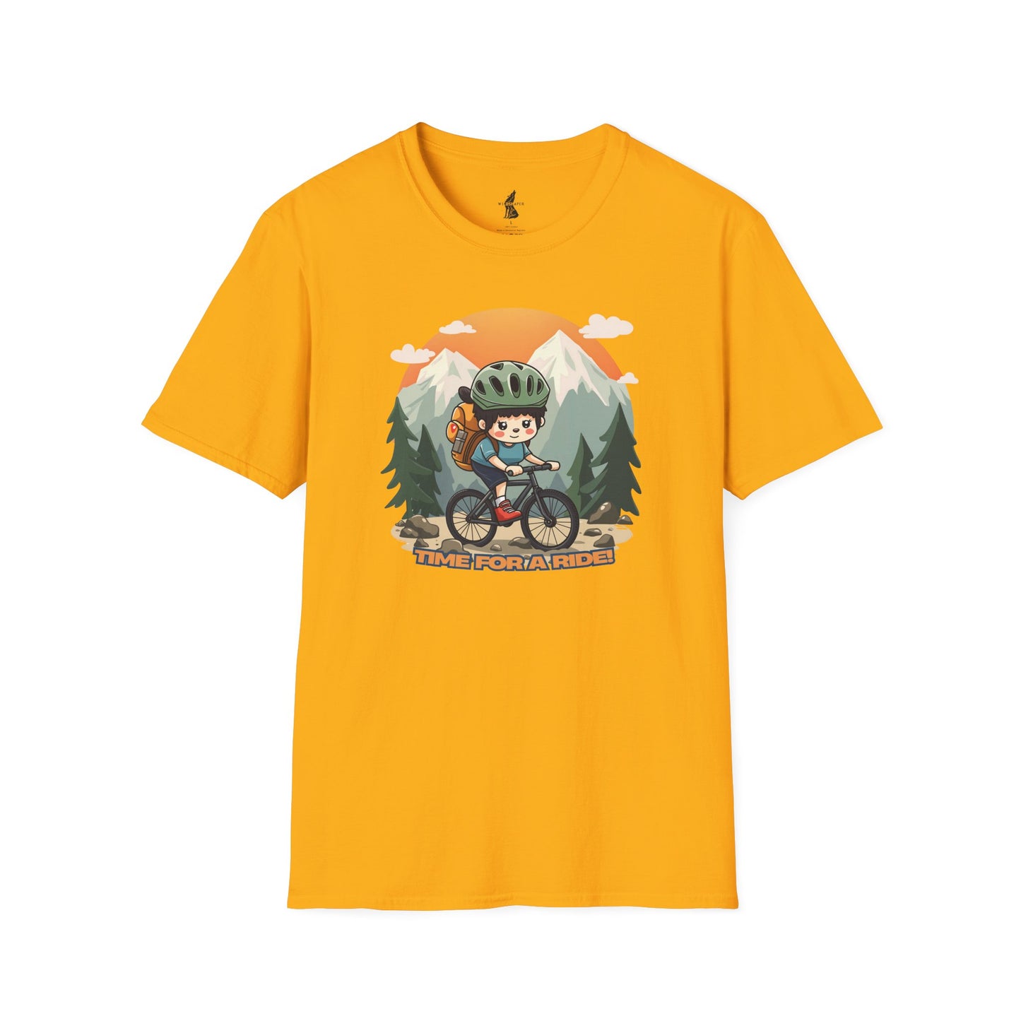 Time For a Ride Mountain Biking Graphic T-Shirt