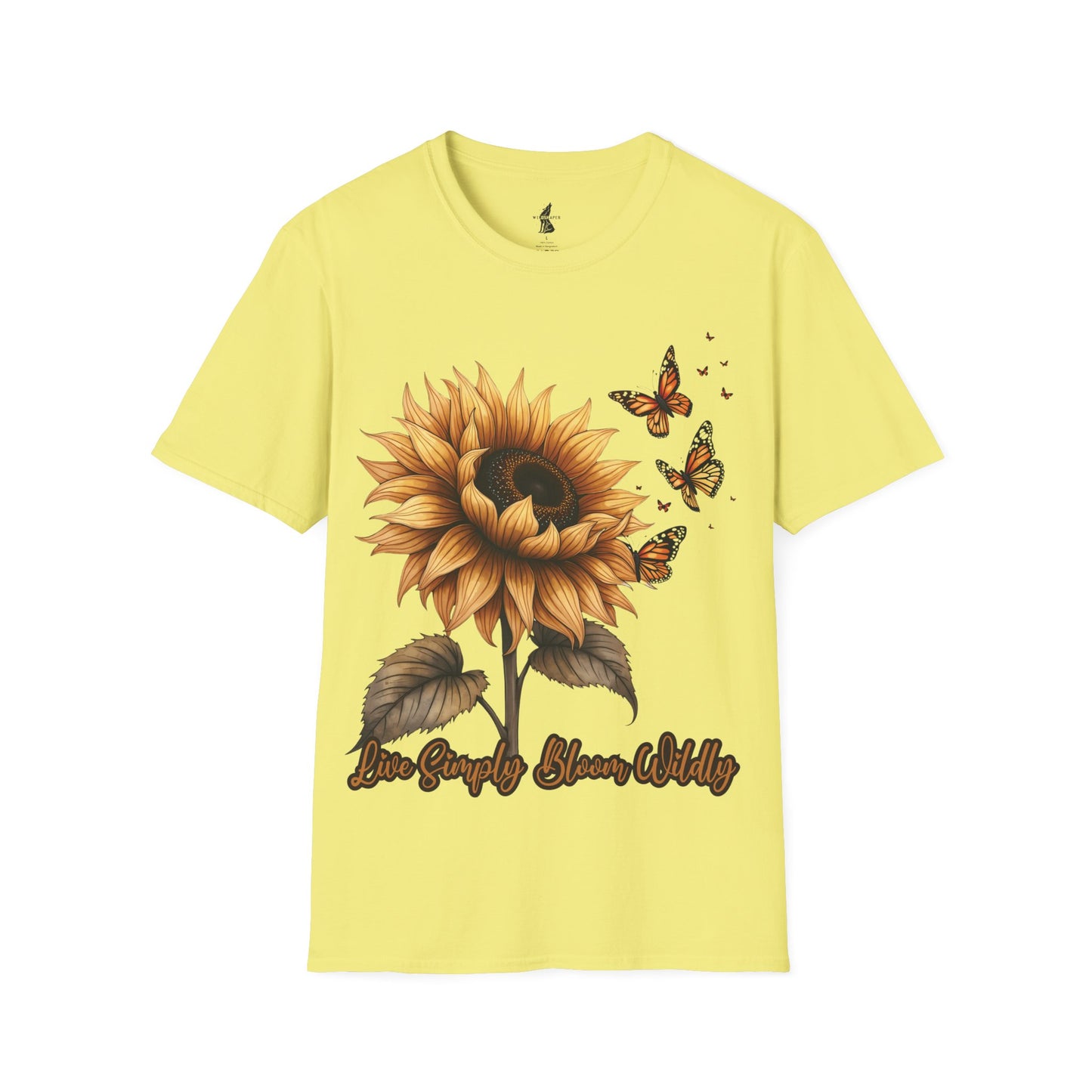 Live Simply, Bloom Wildly Sunflower T-Shirt