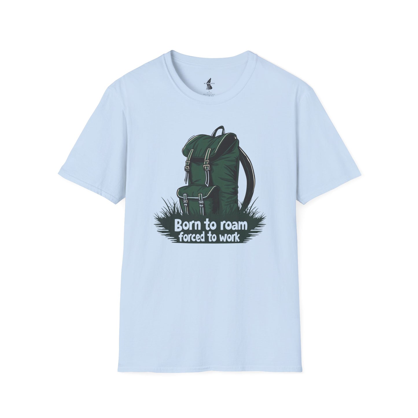 Born To Roam Forced To Work Traveler T-Shirt