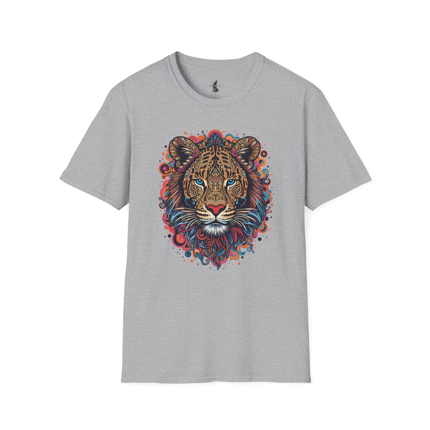 Vibrant Lion Eye-Catching Graphic T-Shirt