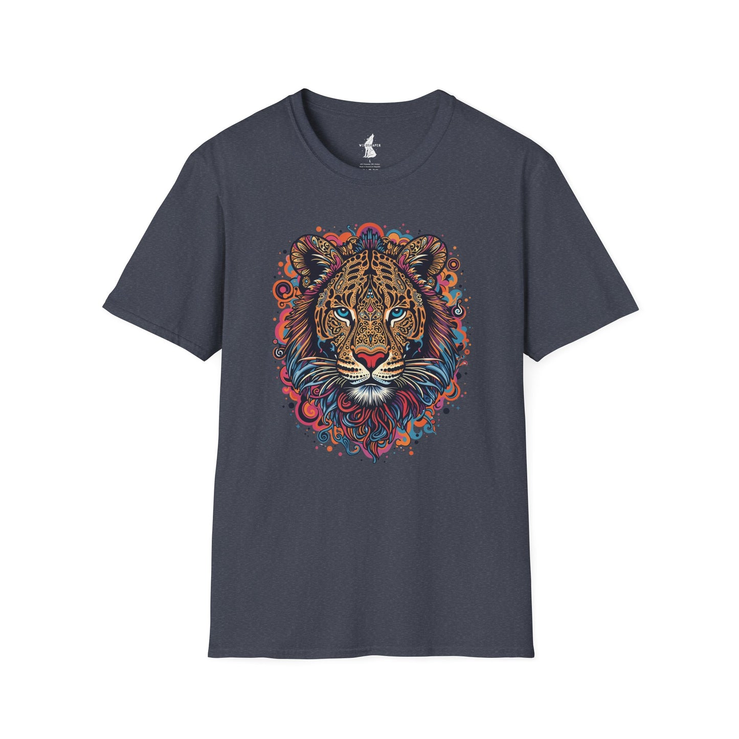 Vibrant Lion Eye-Catching Graphic T-Shirt