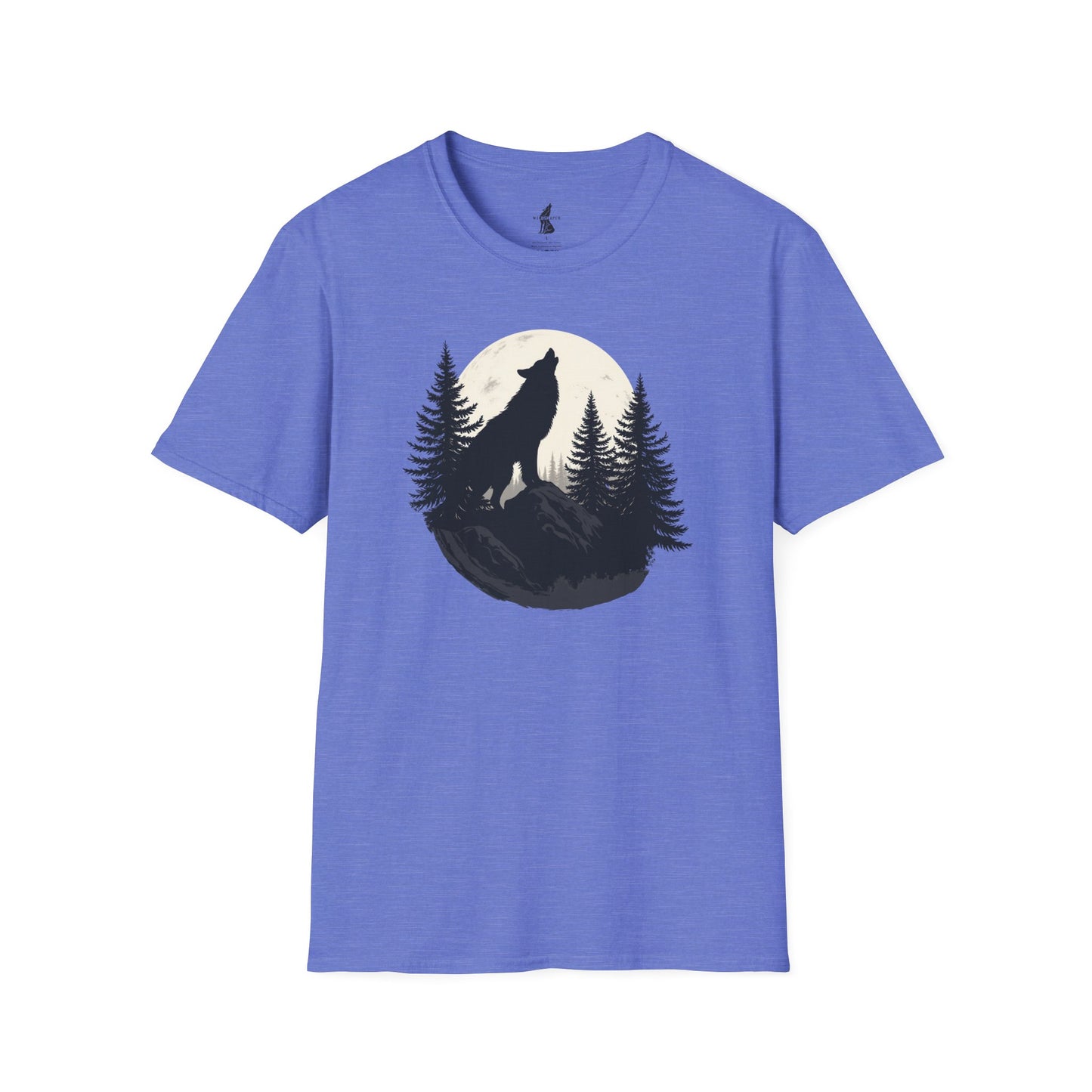Howling Wolf in Moon Light T-Shirt