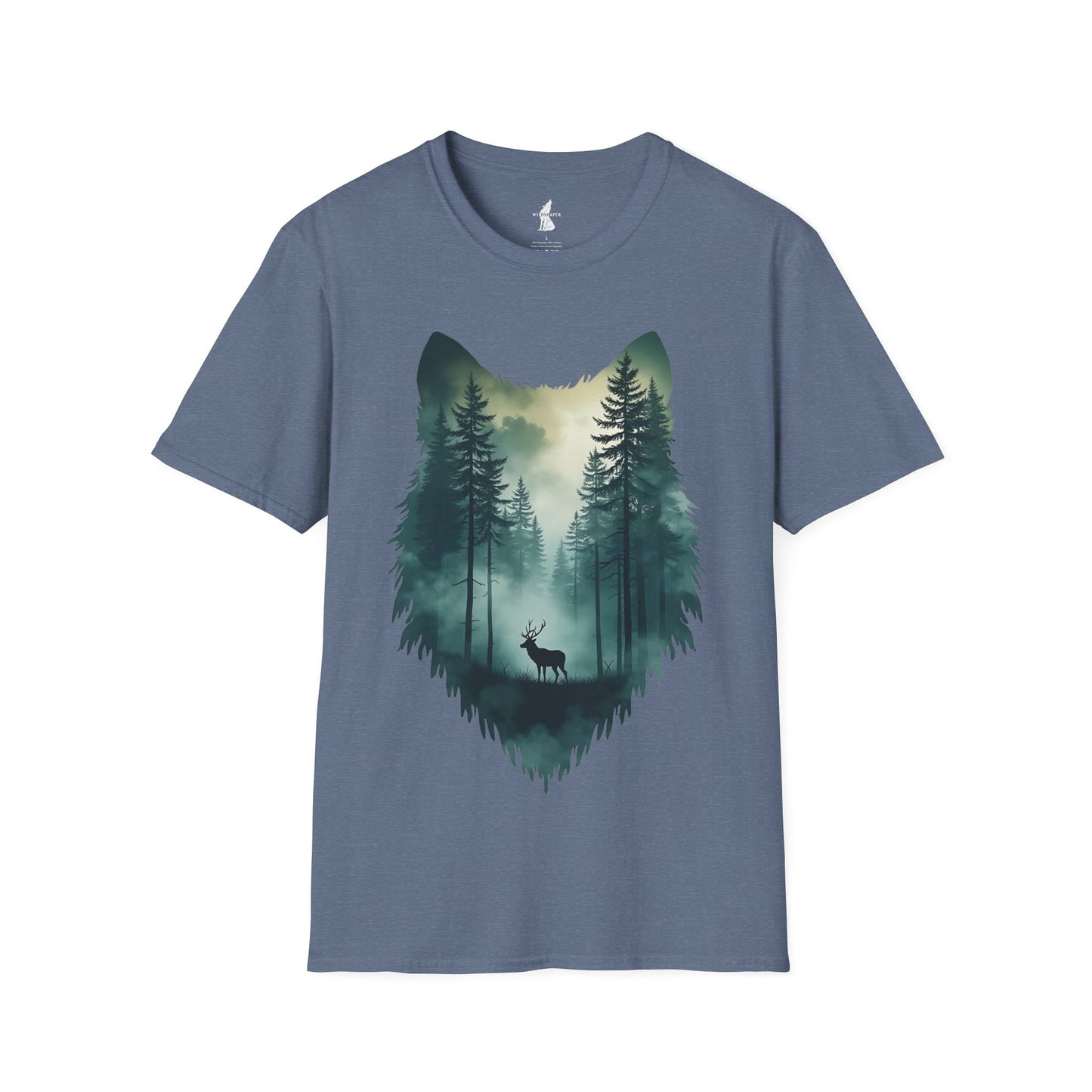 Wolf face Forest T-Shirt