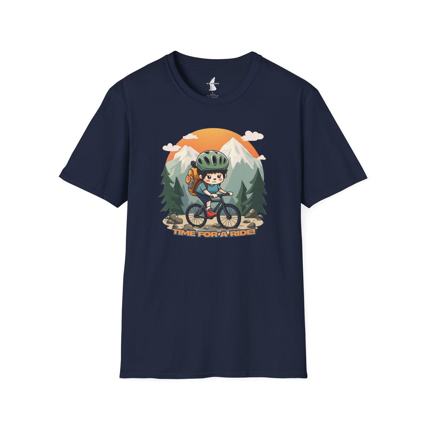 Time For a Ride Mountain Biking Graphic T-Shirt