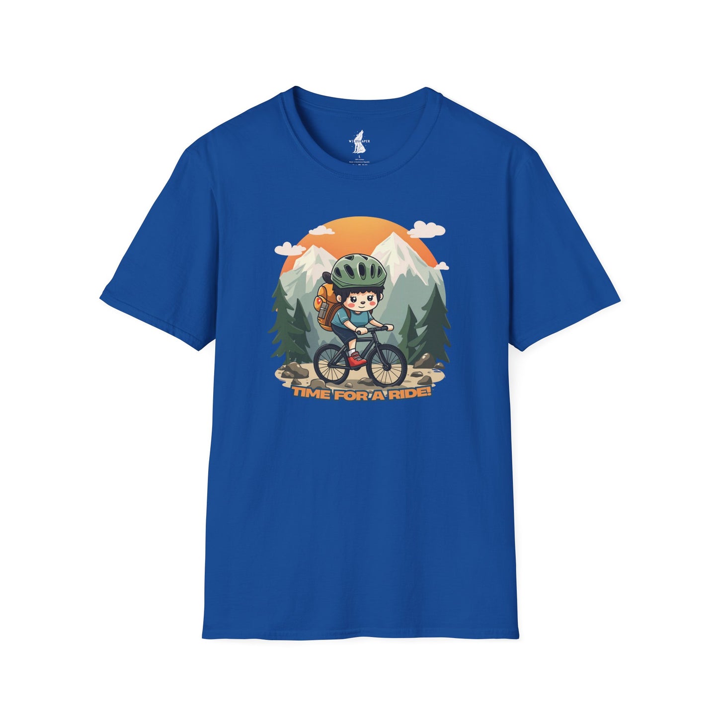 Time For a Ride Mountain Biking Graphic T-Shirt
