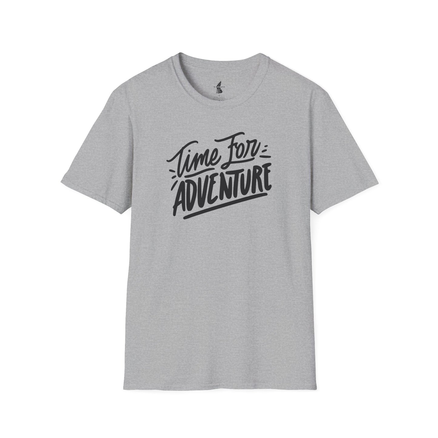 Time For Adventure text Graphic T-Shirt