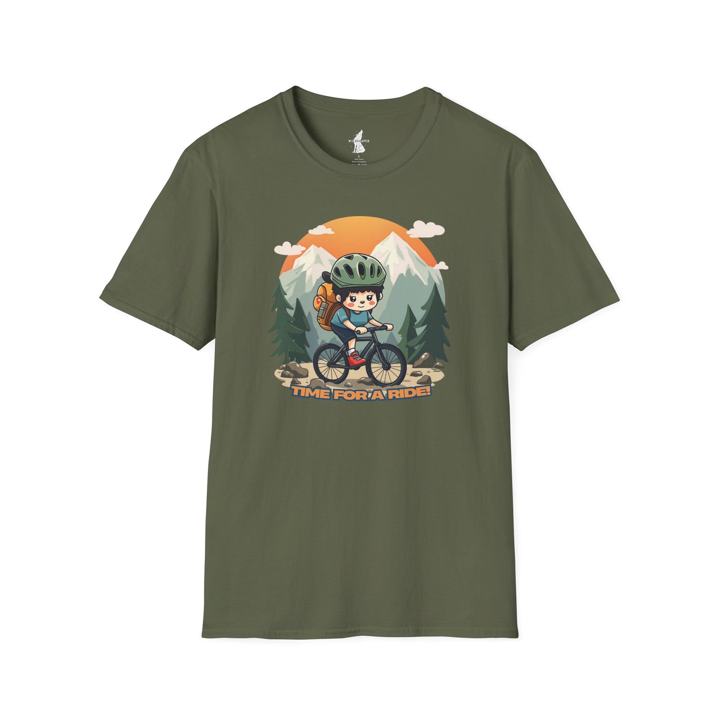 Time For a Ride Mountain Biking Graphic T-Shirt