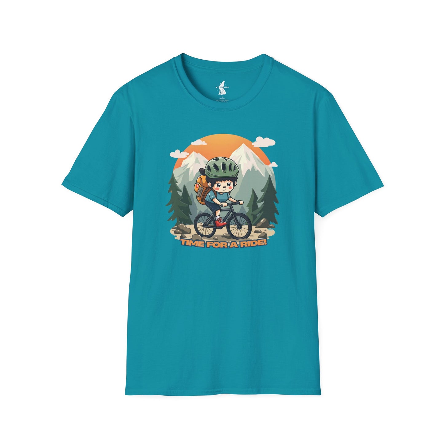Time For a Ride Mountain Biking Graphic T-Shirt