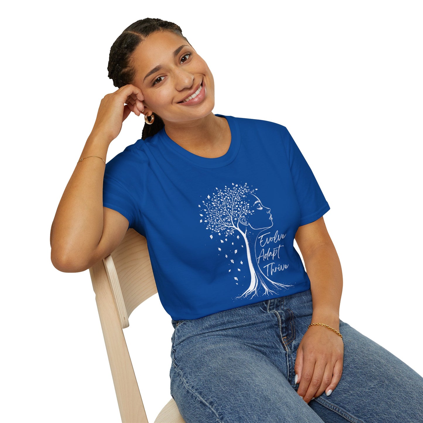 Evolve Adapt Thrive Like Nature Graphic T-shirt