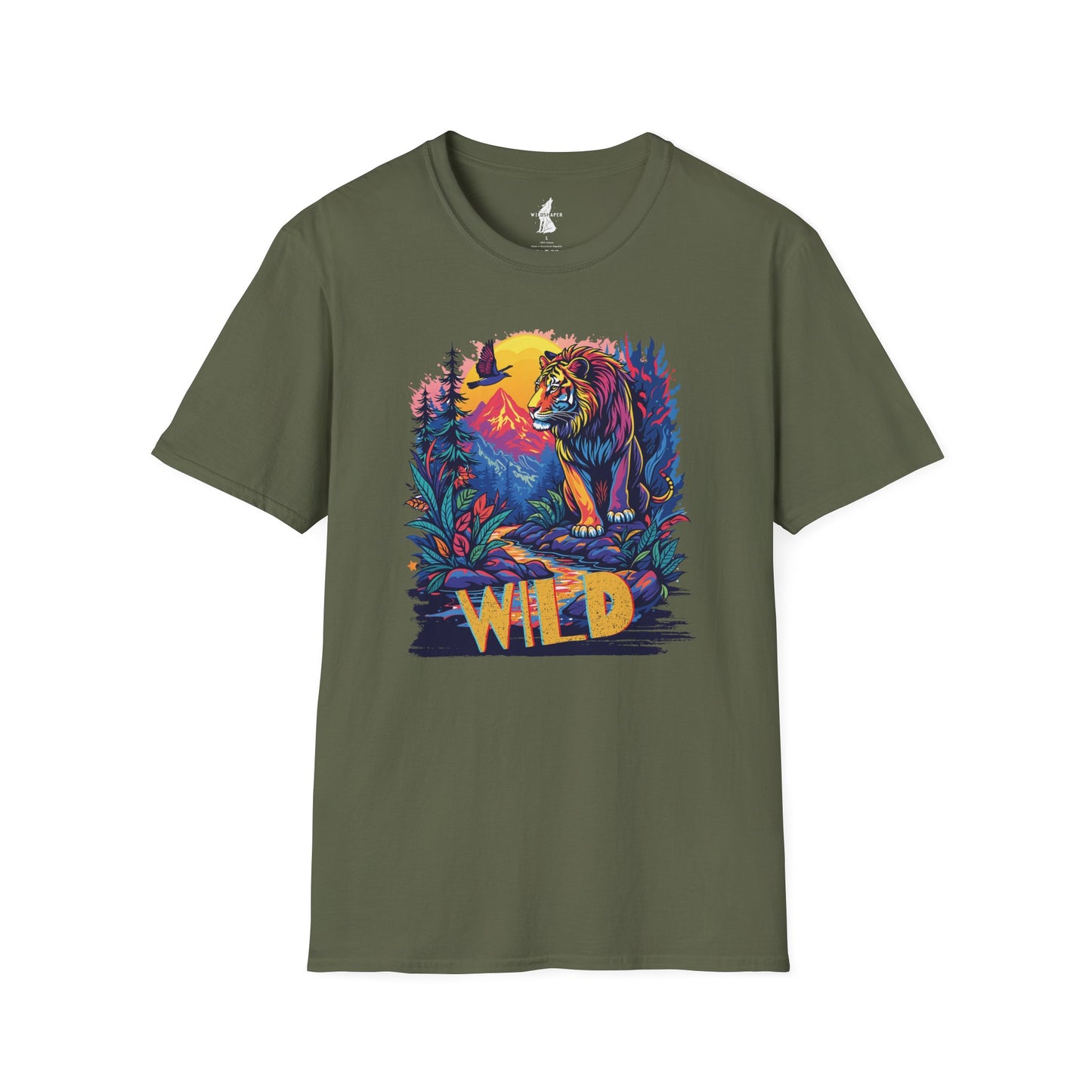Stay Wild Lion Graphic T-Shirt