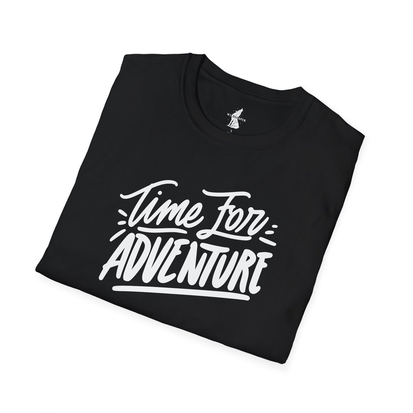 Time For Adventure text Graphic T-Shirt