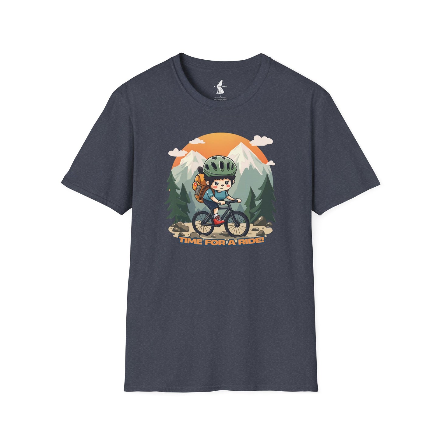 Time For a Ride Mountain Biking Graphic T-Shirt