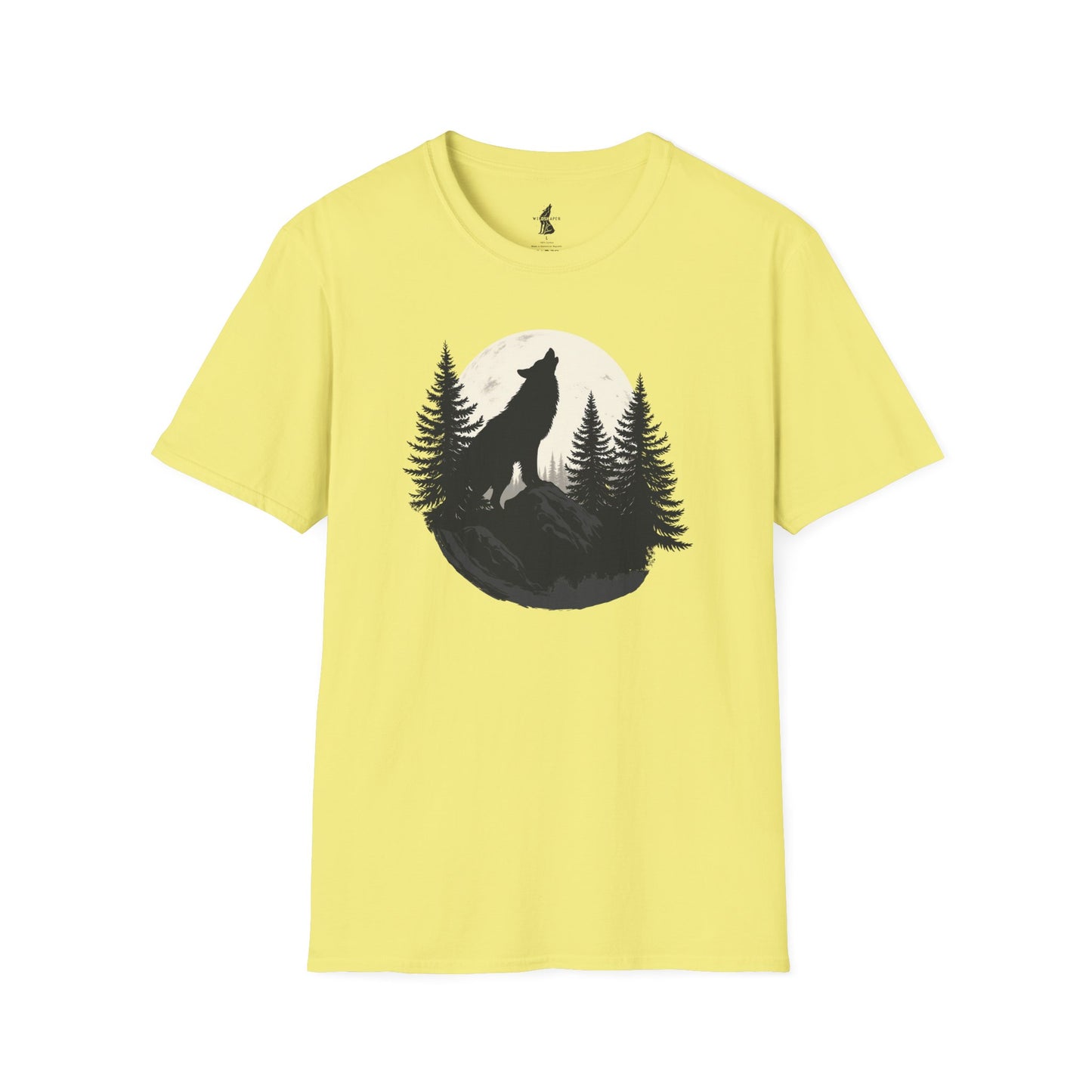 Howling Wolf in Moon Light T-Shirt