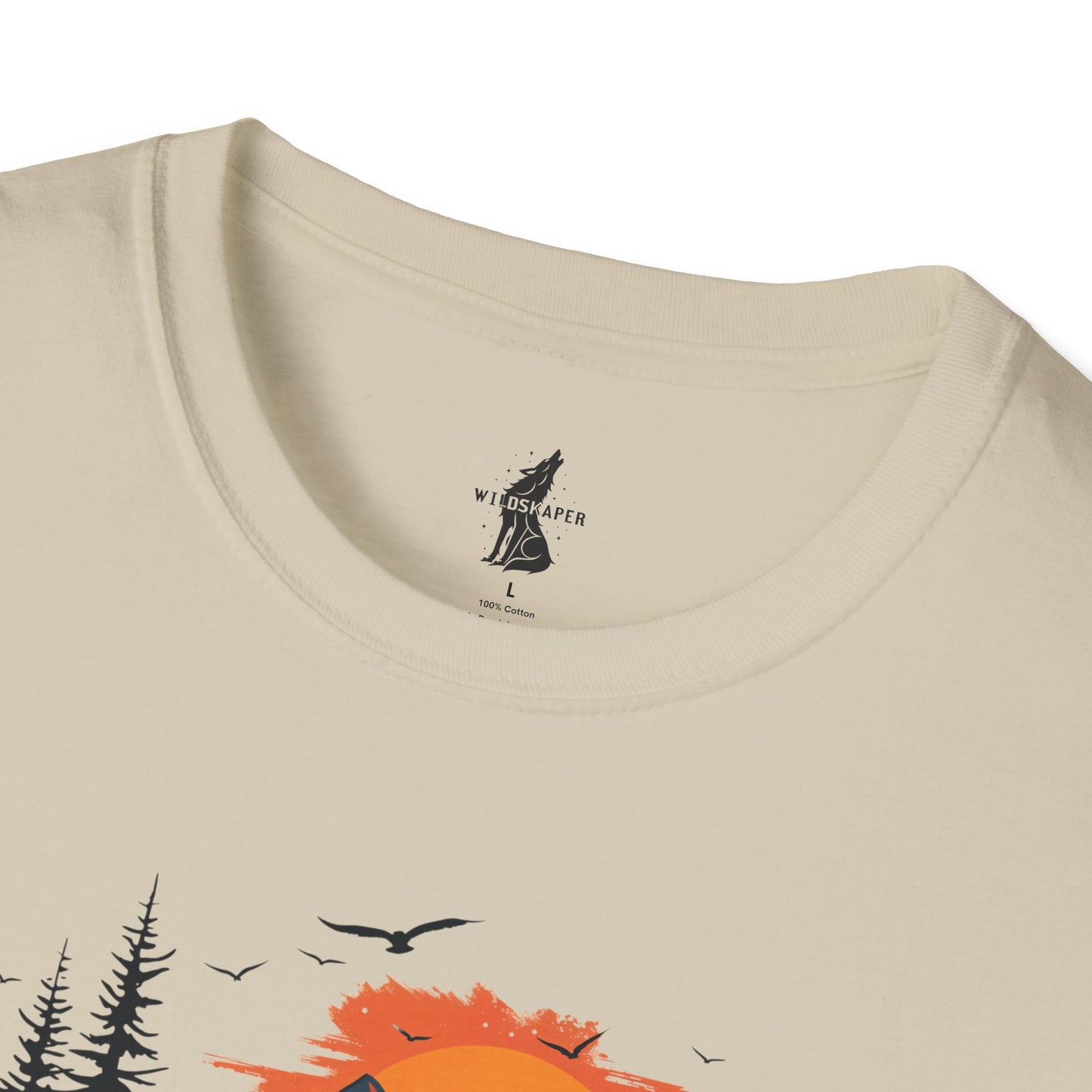 RV Camping Sunset View Graphic T-Shirt