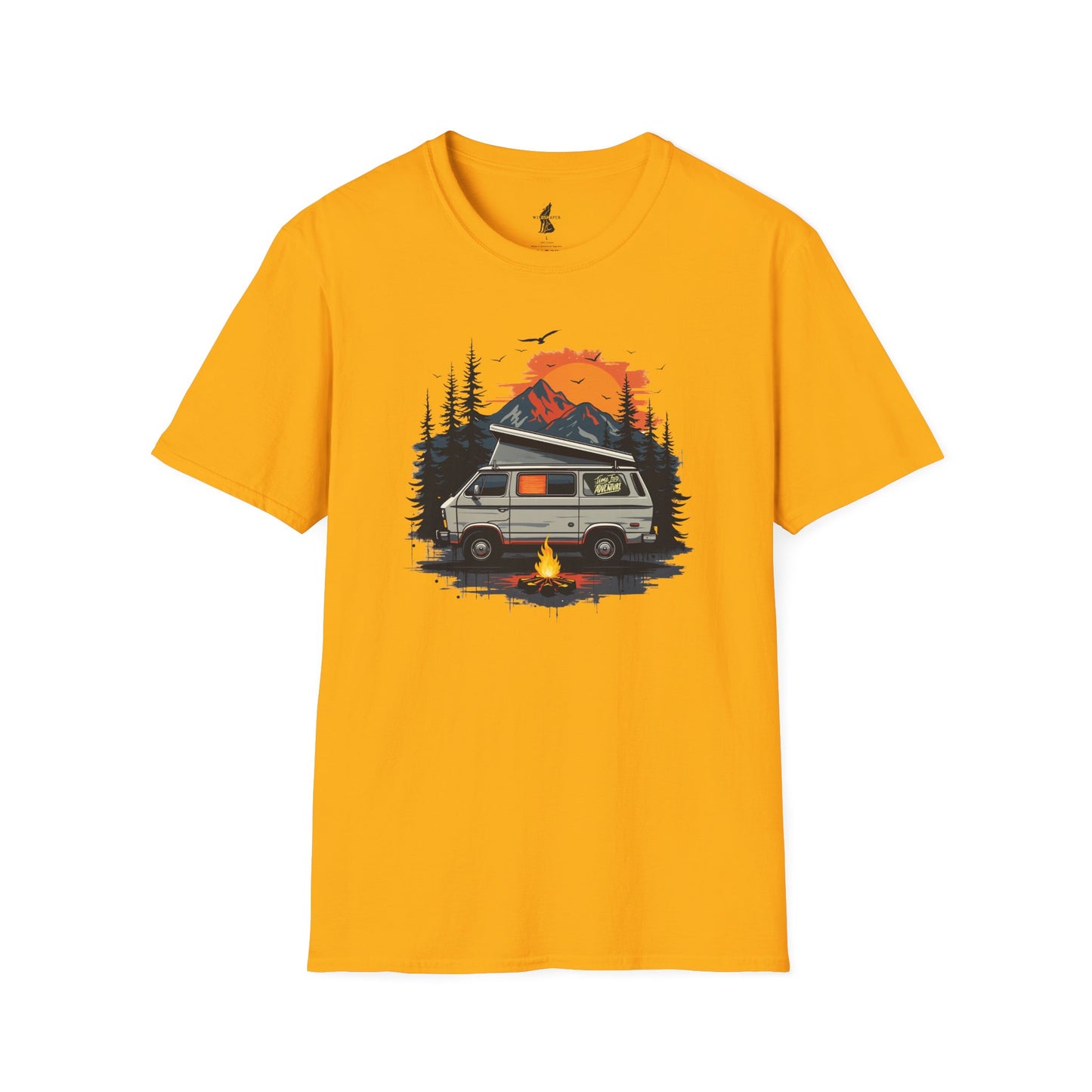 RV Camping Sunset View Graphic T-Shirt
