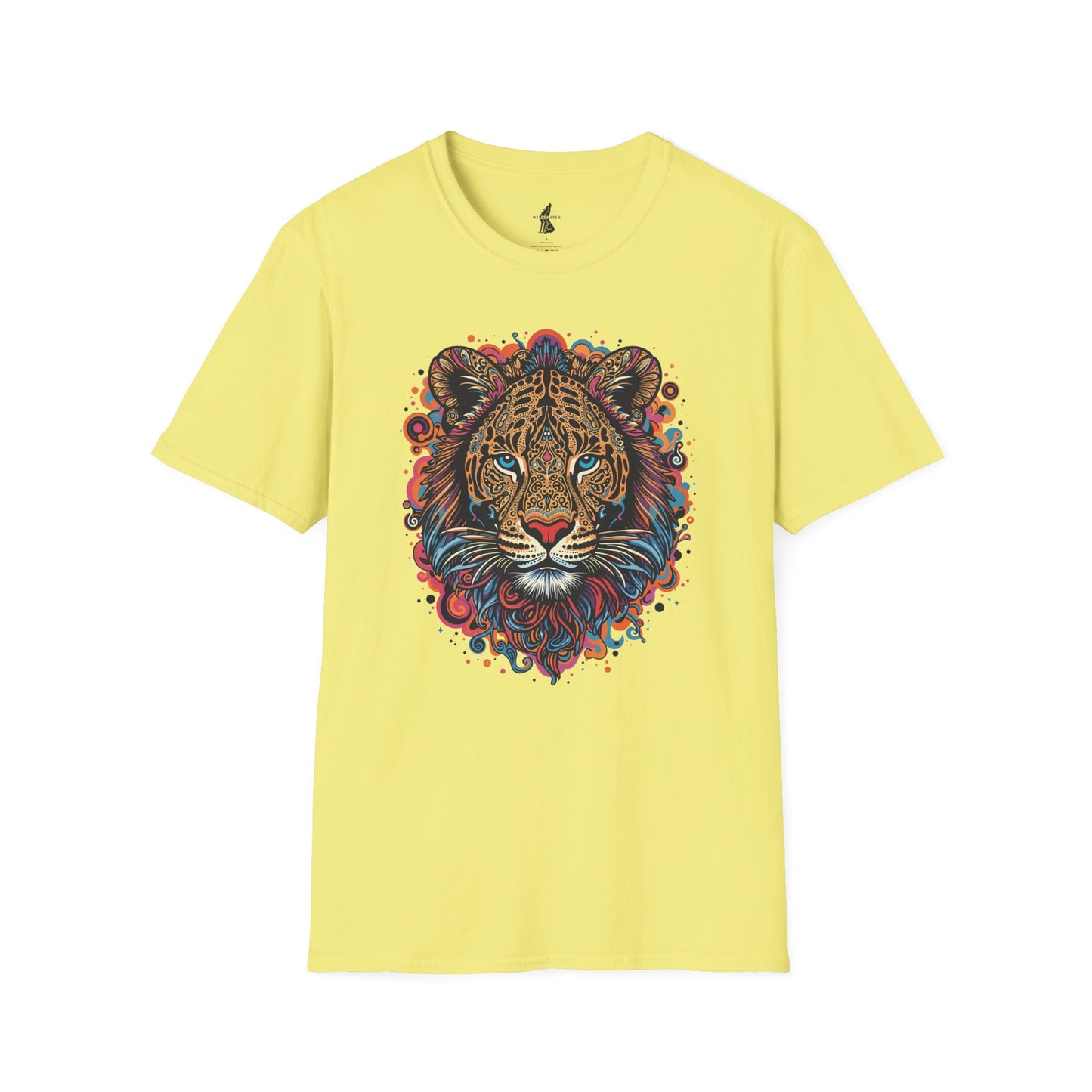 Vibrant Lion Eye-Catching Graphic T-Shirt