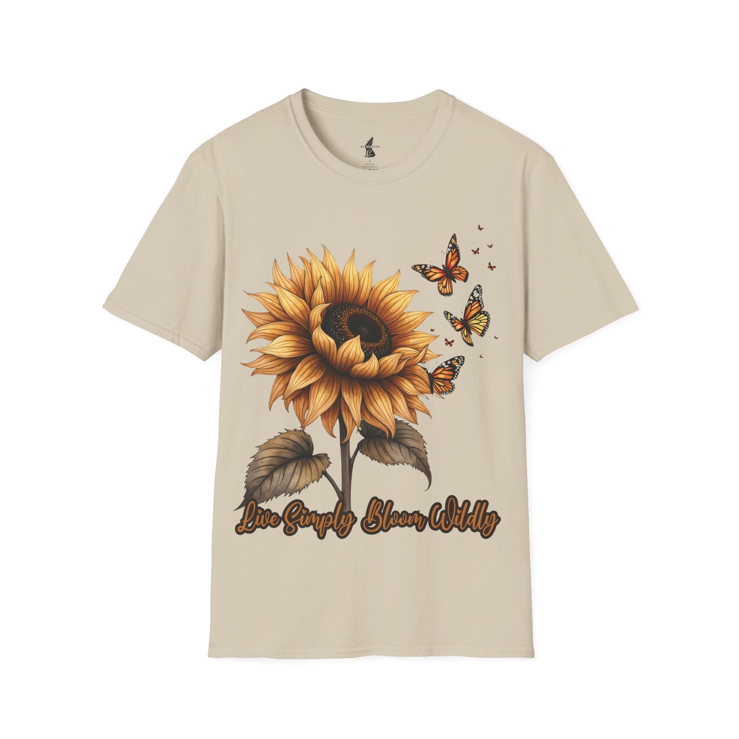 Live Simply, Bloom Wildly Sunflower T-Shirt