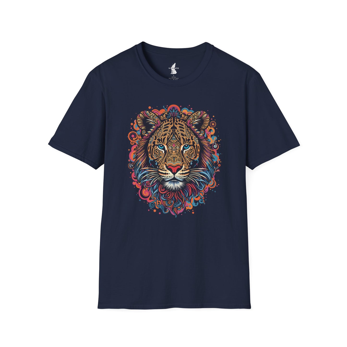 Vibrant Lion Eye-Catching Graphic T-Shirt