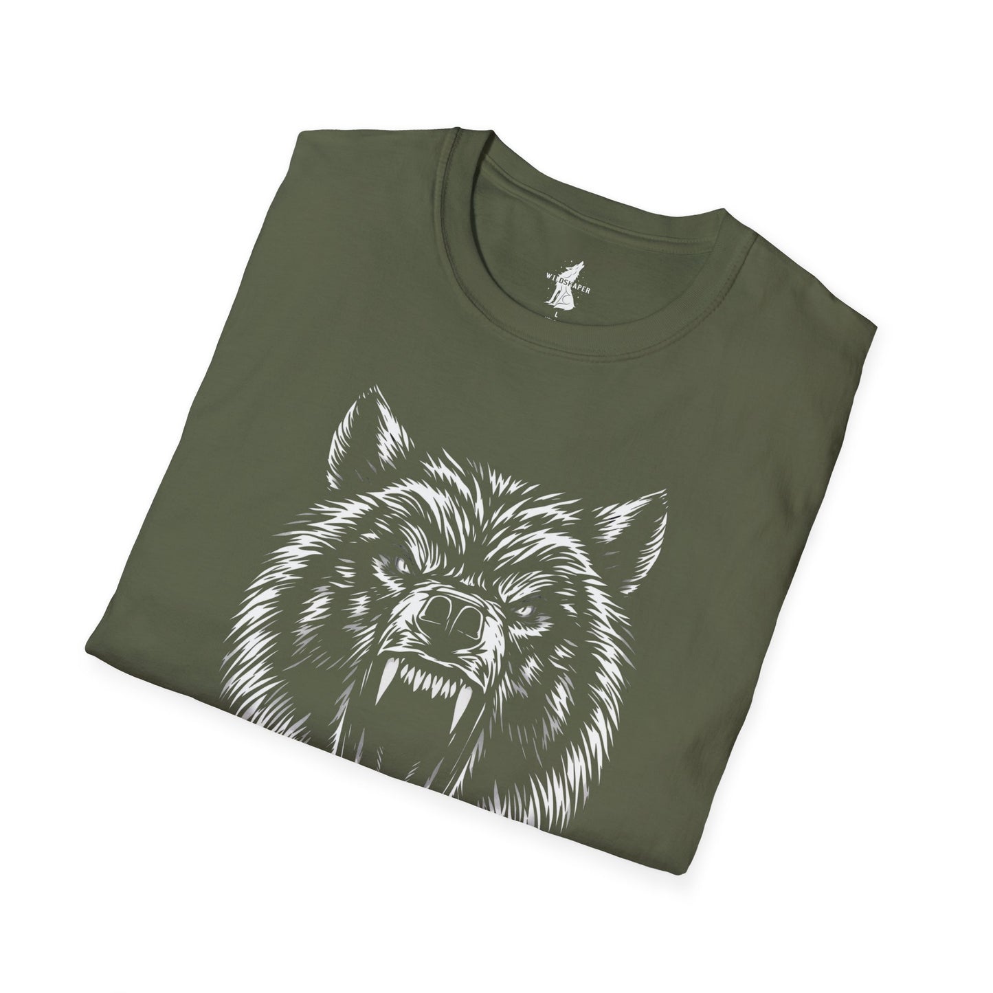 Fierce Wolf Graphic T-Shirt