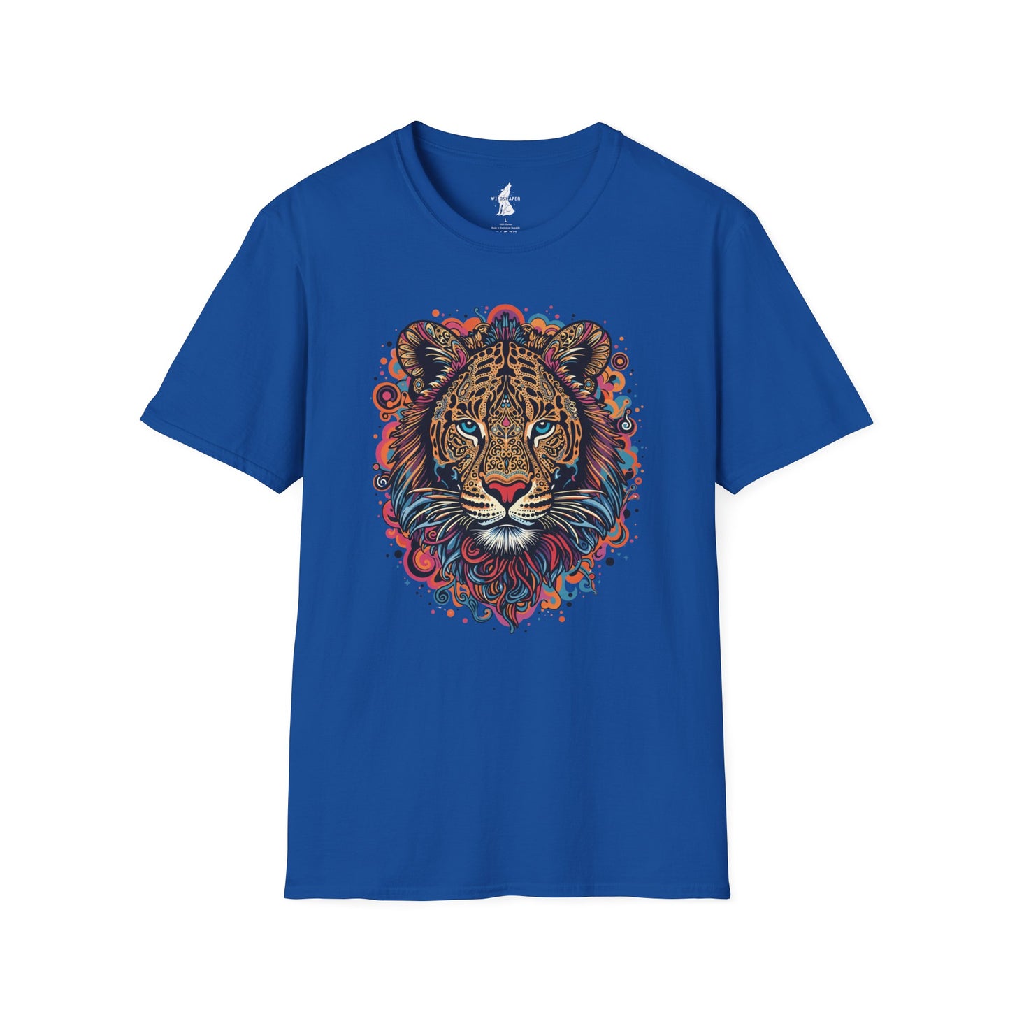 Vibrant Lion Eye-Catching Graphic T-Shirt
