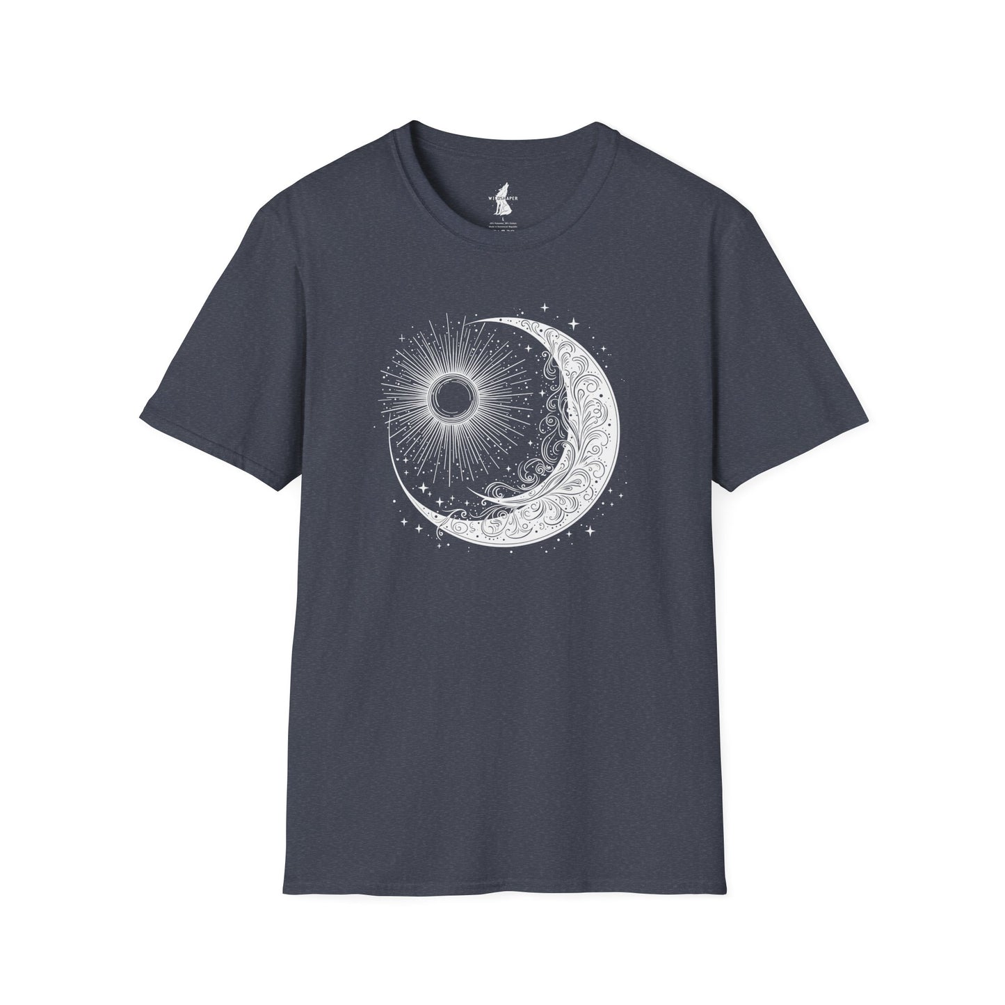 Sun & Moon Yin Yang Graphic T-Shirt
