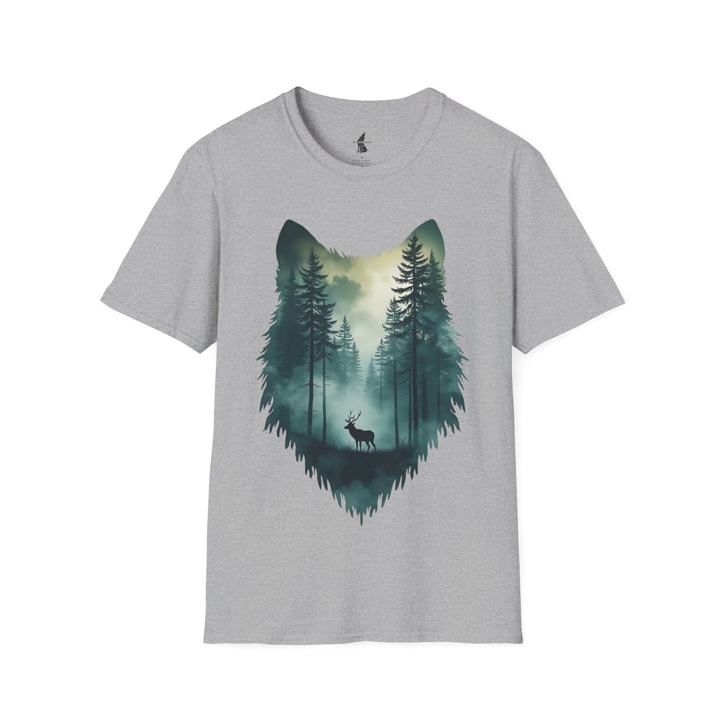 Wolf face Forest T-Shirt
