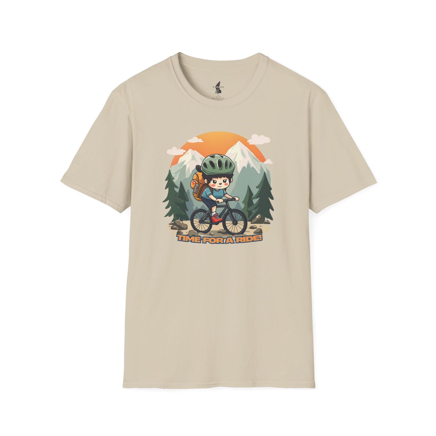 Time For a Ride Mountain Biking Graphic T-Shirt