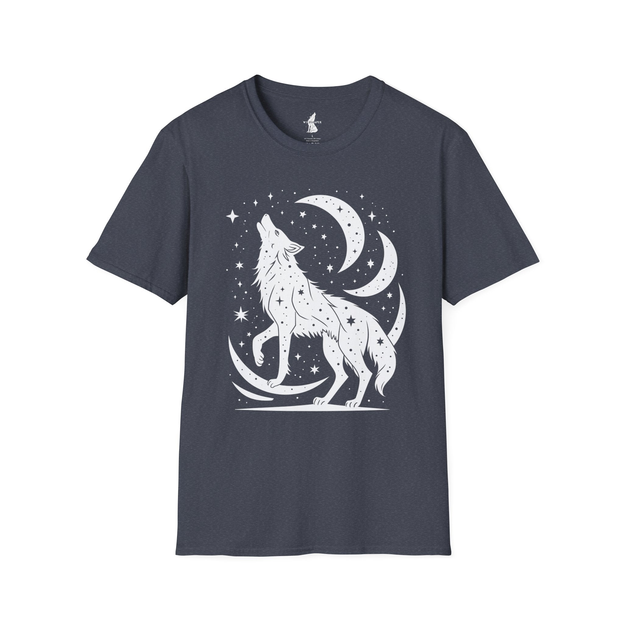Celestial Howling Wolf T-Shirt