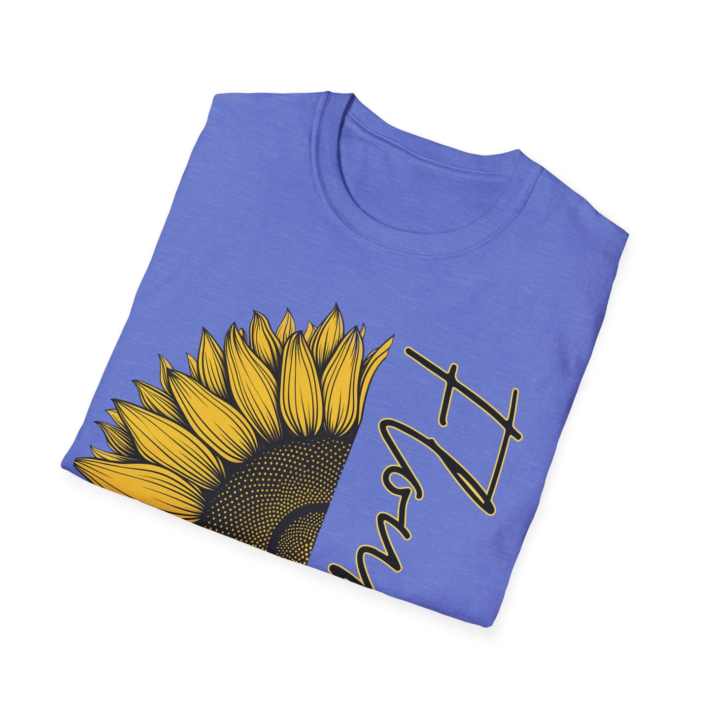 Flourish Sunflower Unisex Softstyle T-Shirt