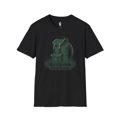 Born To Roam Forced To Work Traveler T-Shirt