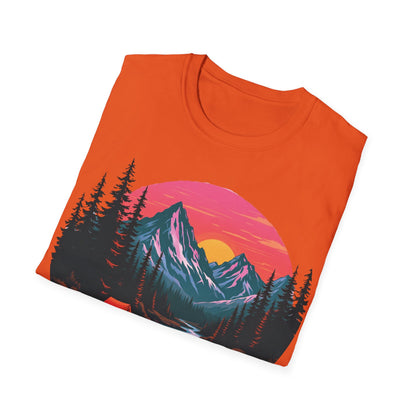 Adventure Awaits Graphic T-Shirt - Unisex Camping Design