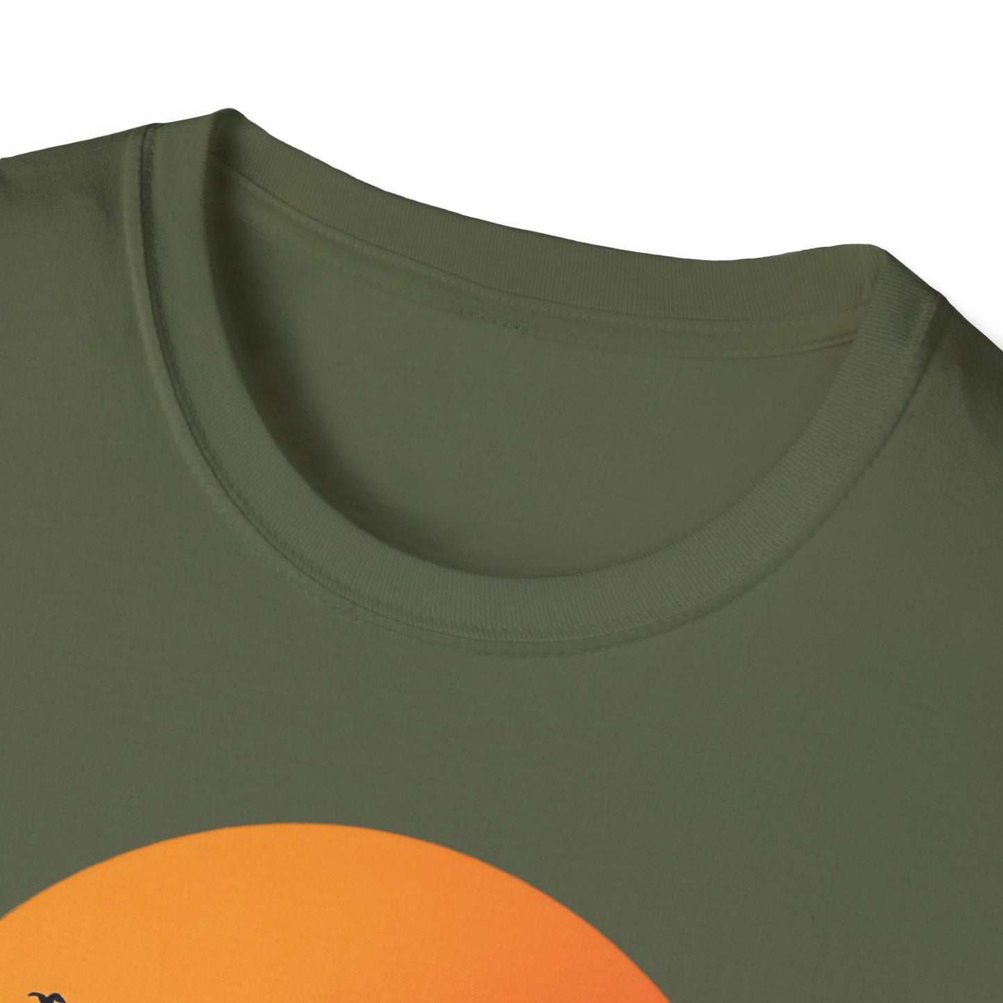 Mountain Sunset Unisex Softstyle T-Shirt │ Adventure & Nature Inspired