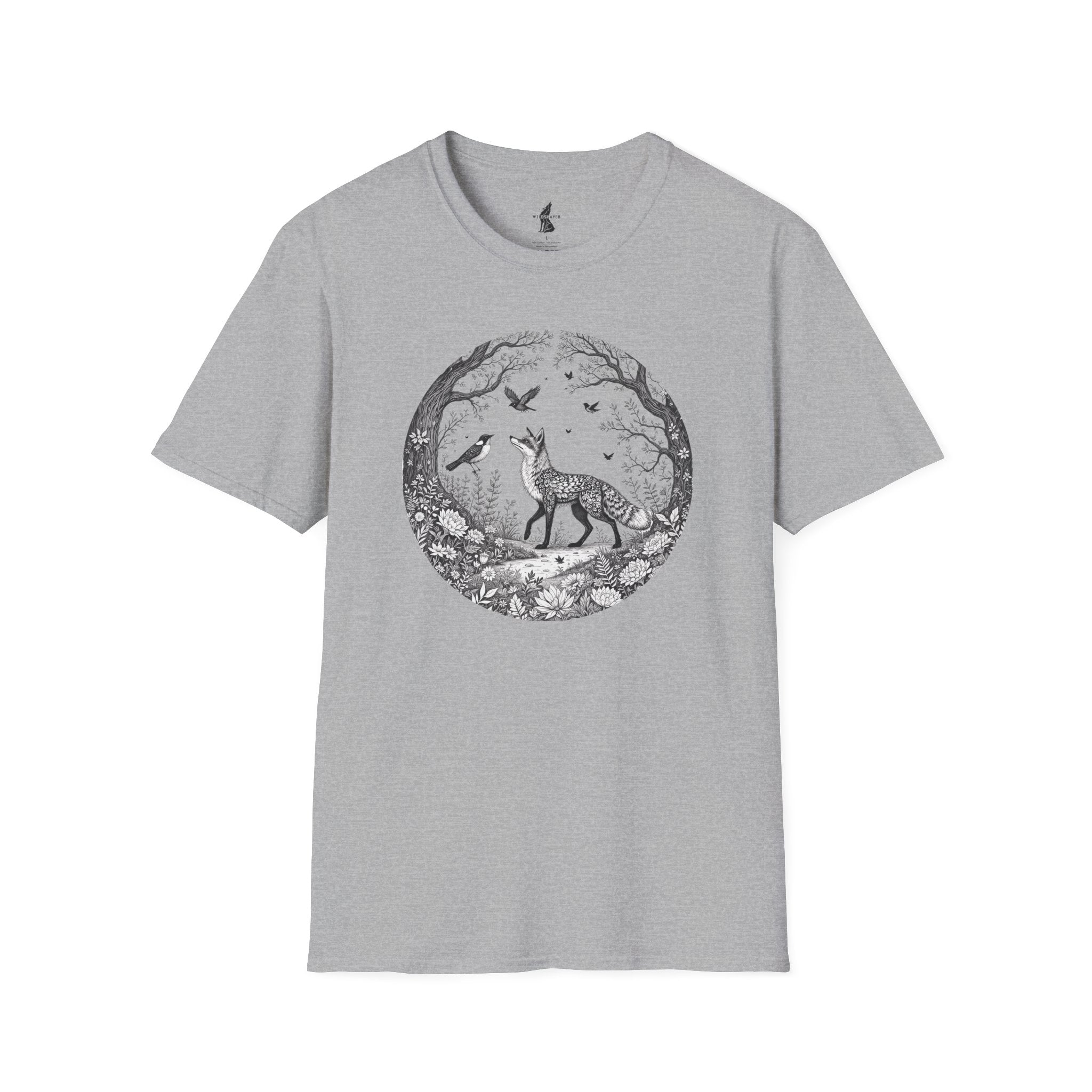 Floral Wild Fox T-Shirt