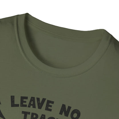 Leave No Trace! Unisex Softstyle T-Shirt for Nature Lovers