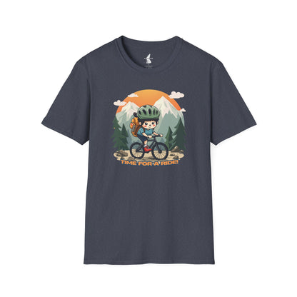 Time For a Ride Mountain Biking Graphic T-Shirt
