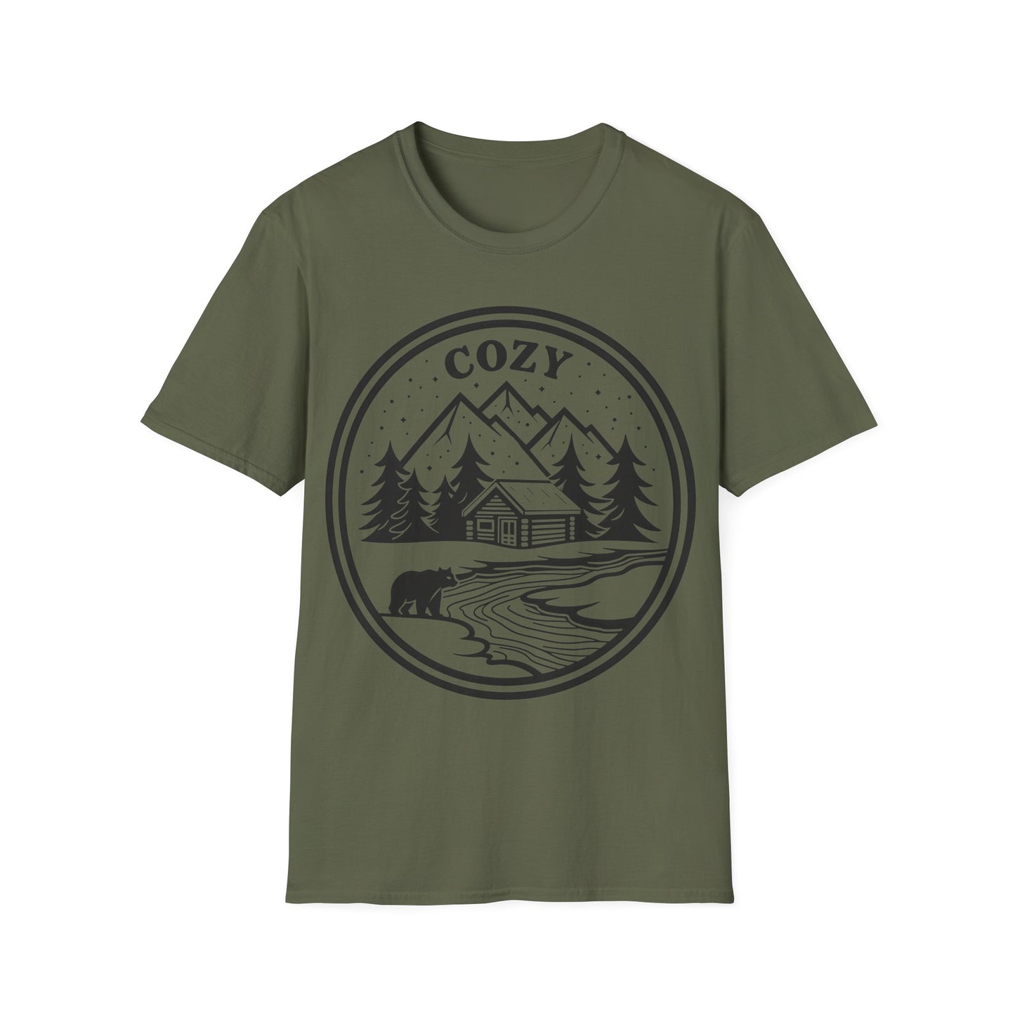 Cozy Cabin Unisex T-Shirt | Nature Inspired Graphic Tee