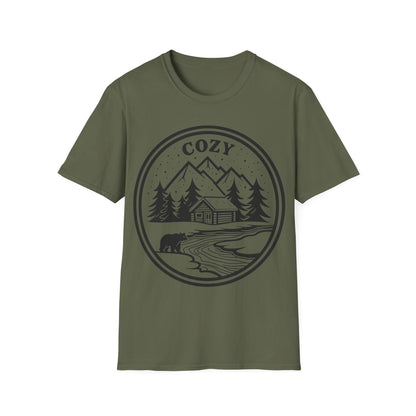 Cozy Cabin Unisex T-Shirt | Nature Inspired Graphic Tee